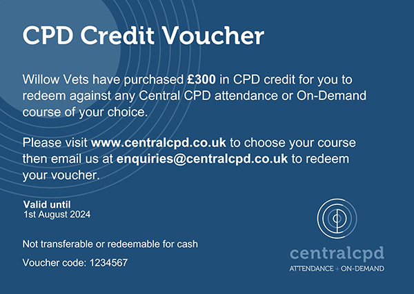 Pre-paid CPD credit voucher